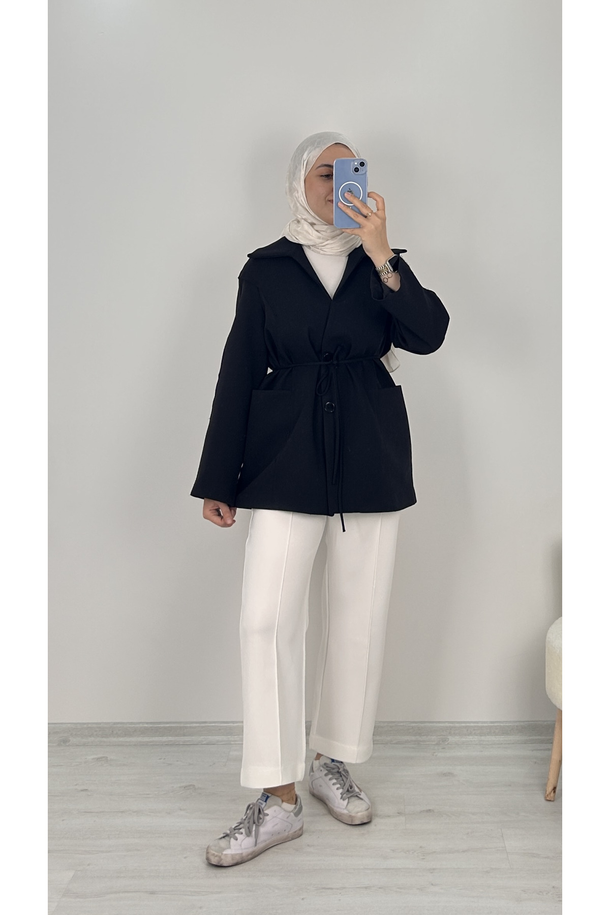 Élue Cepli Ceket SİYAH