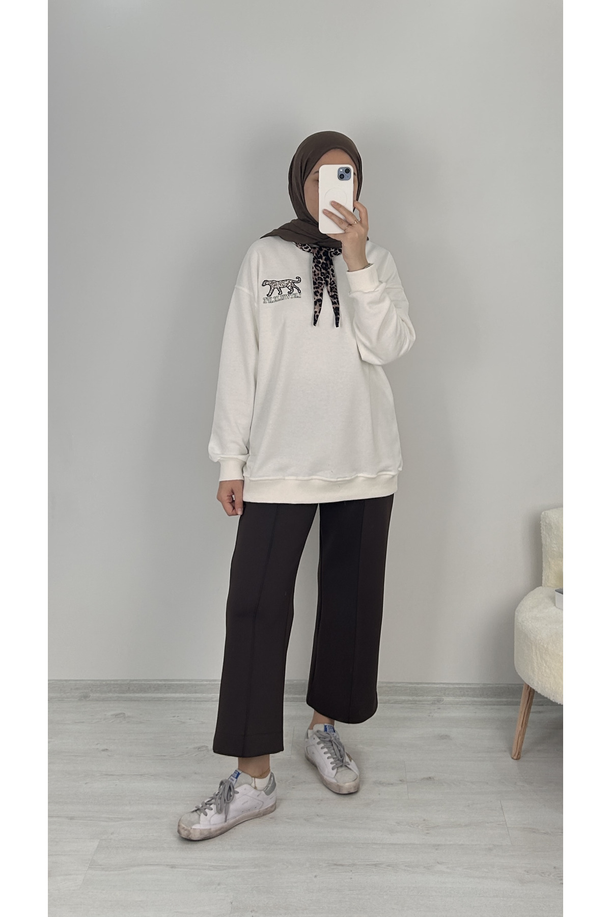 Çımalı Scuba Bilek Boy Pantolon ACI KAHVE