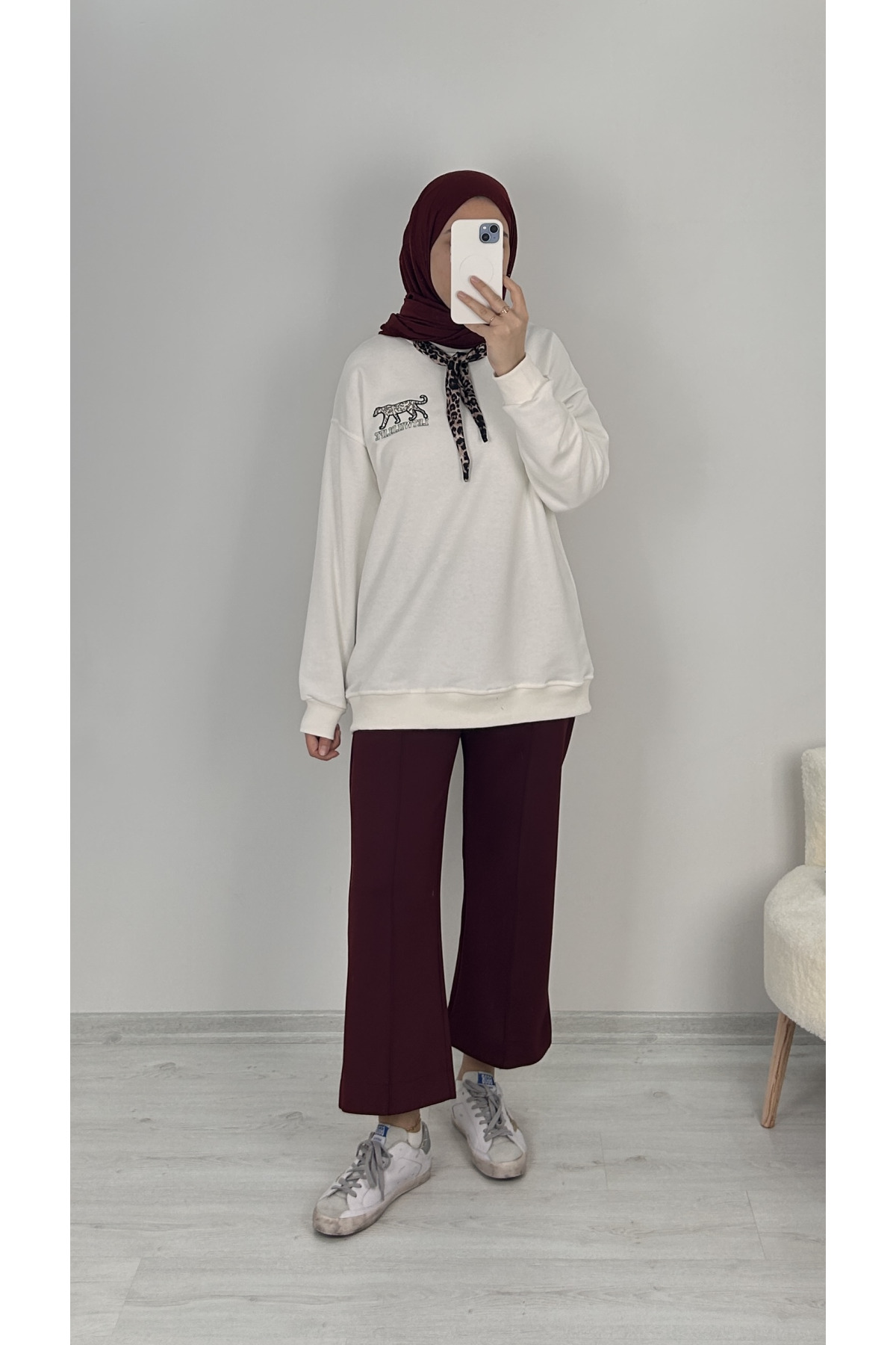 Çımalı Scuba Bilek Boy Pantolon BORDO