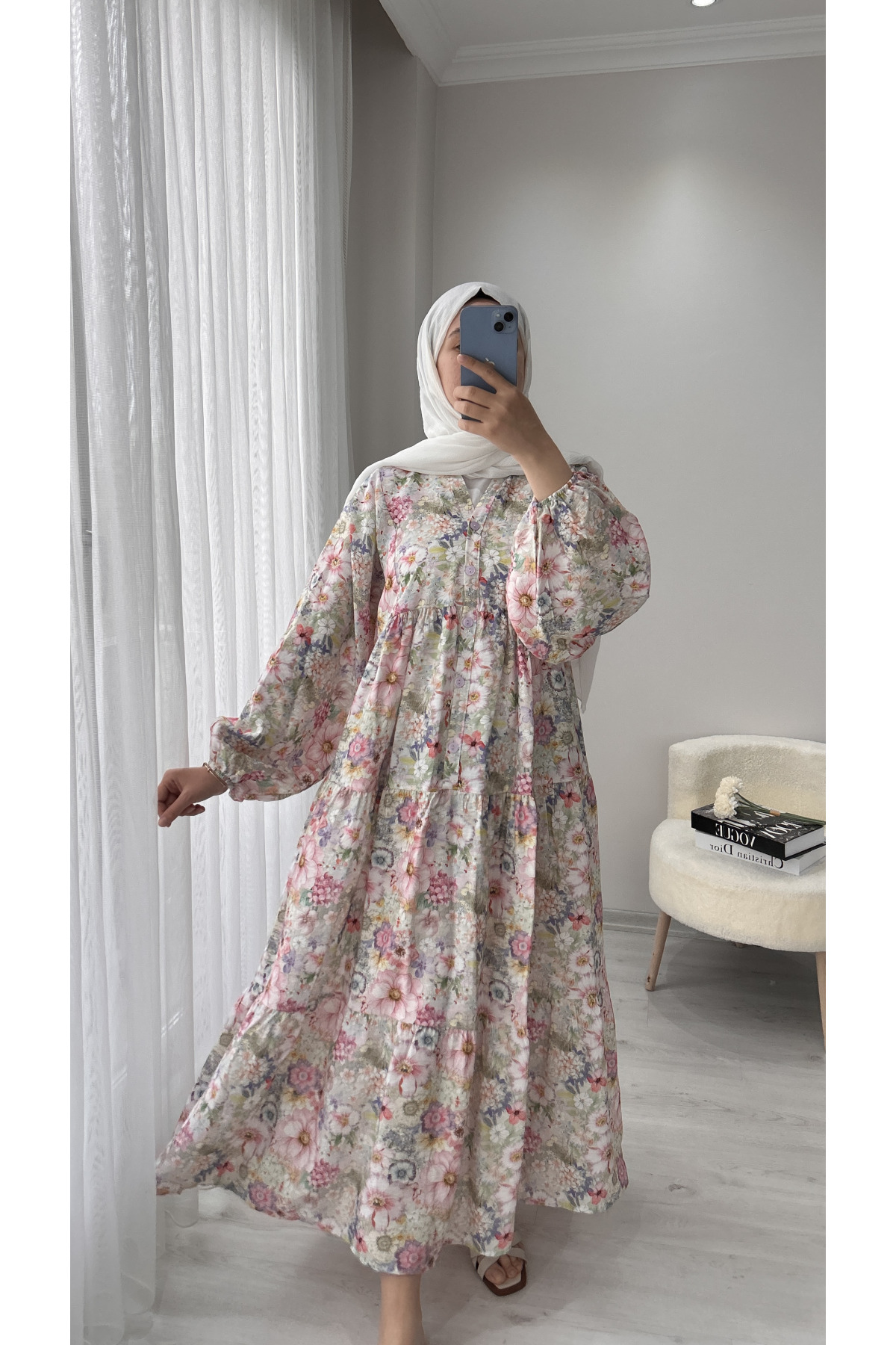 Ruya Elbise PEMBE