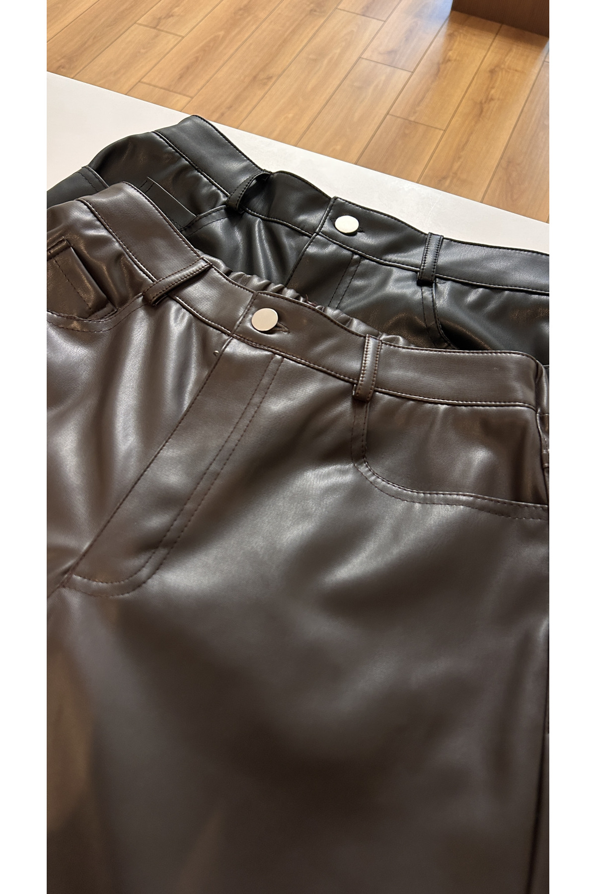 Zra Model Deri Palazzo Pantolon KAHVE