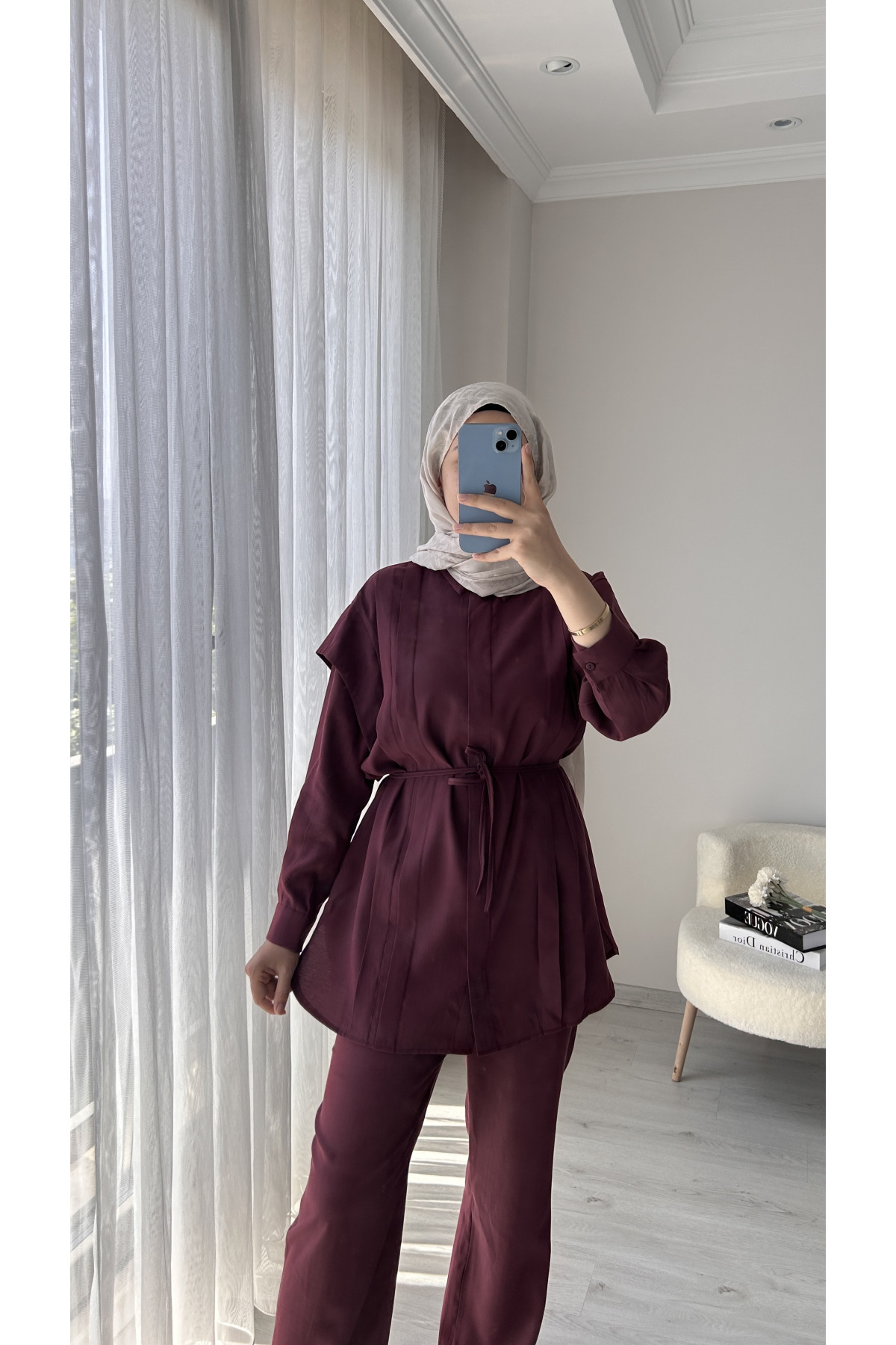 Biyeli Takım Bordo