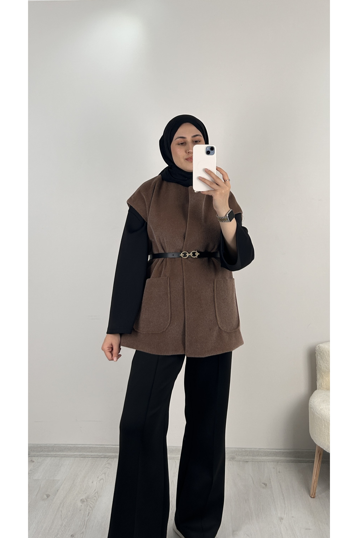 Kemerli Yelek VİZON 