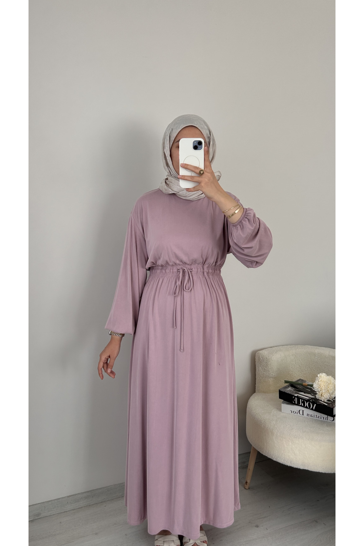Lisse Elbise Gül Kurusu 