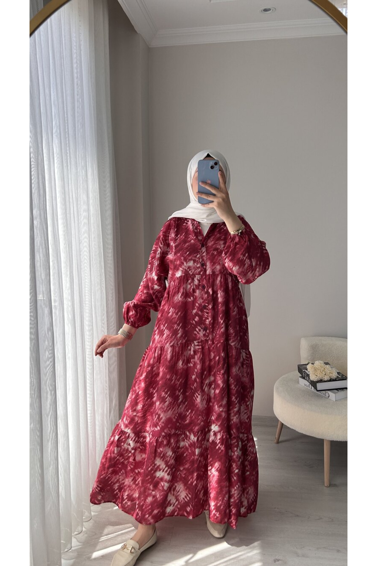 Velora Elbise-Koyu fuşya